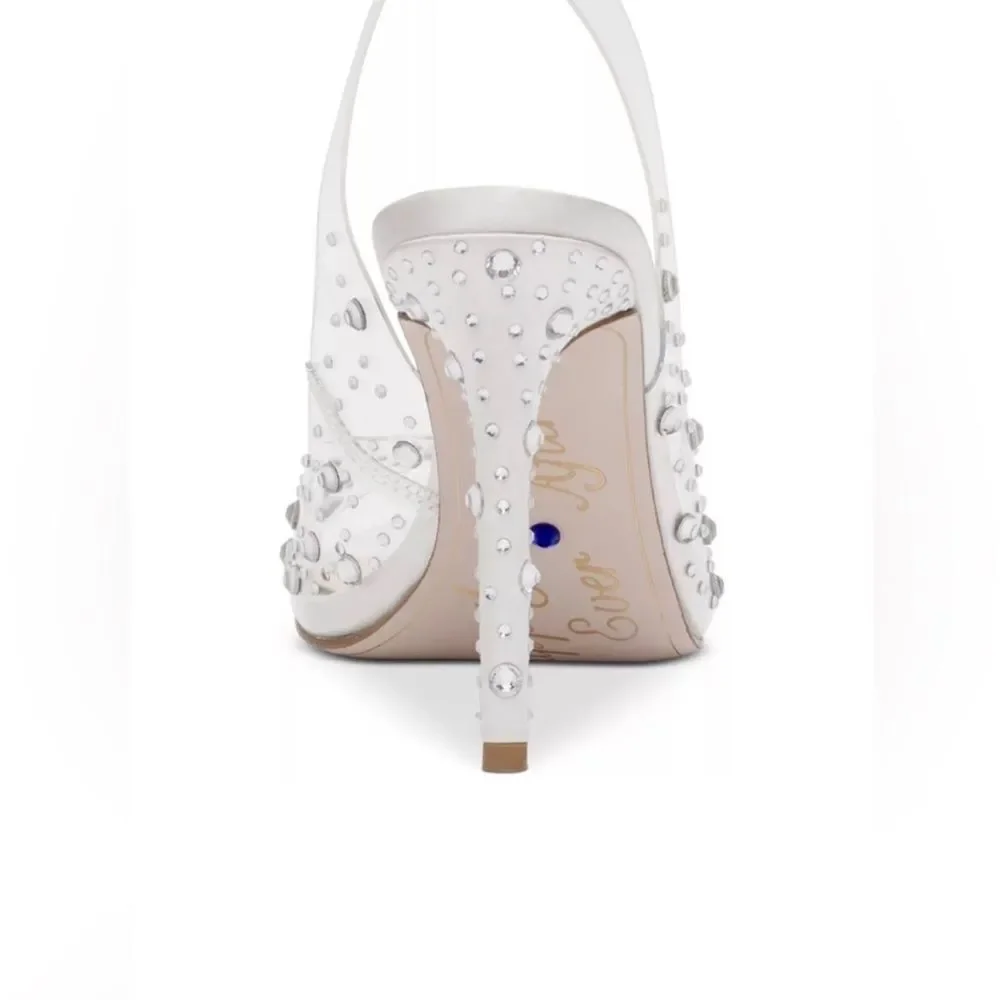 Jessica Simpson clear jaisey sandals size 7 1/2